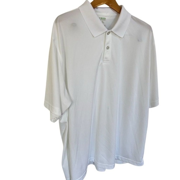 Izod Pro Series Cool FX Men's Polo Shirt White 2XL‎ Short Sleeve - Picture 3 of 7